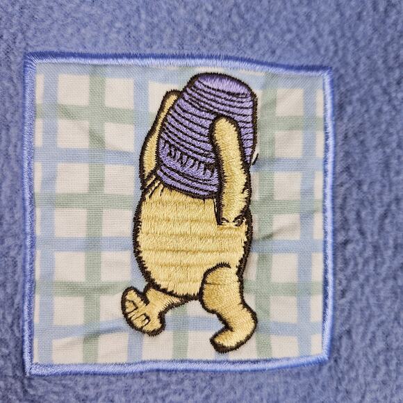 Vintage 90s Winnie The Pooh Sweatshirt Disney World Embroidered Patch Womens L - Picture 5 of 14